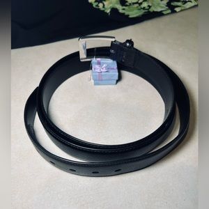 King Size Genuine Leather Black Belt NWOT